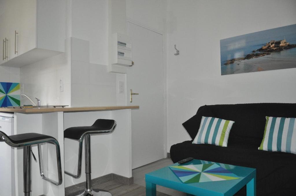 Studio lumineux Intra-muros à 2 pas de la plage. Saint-Malo Extérieur photo