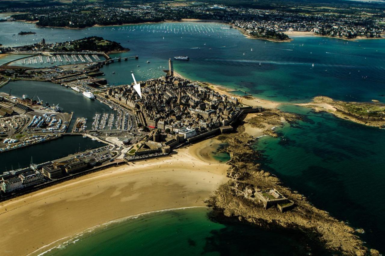 Studio lumineux Intra-muros à 2 pas de la plage. Saint-Malo Extérieur photo